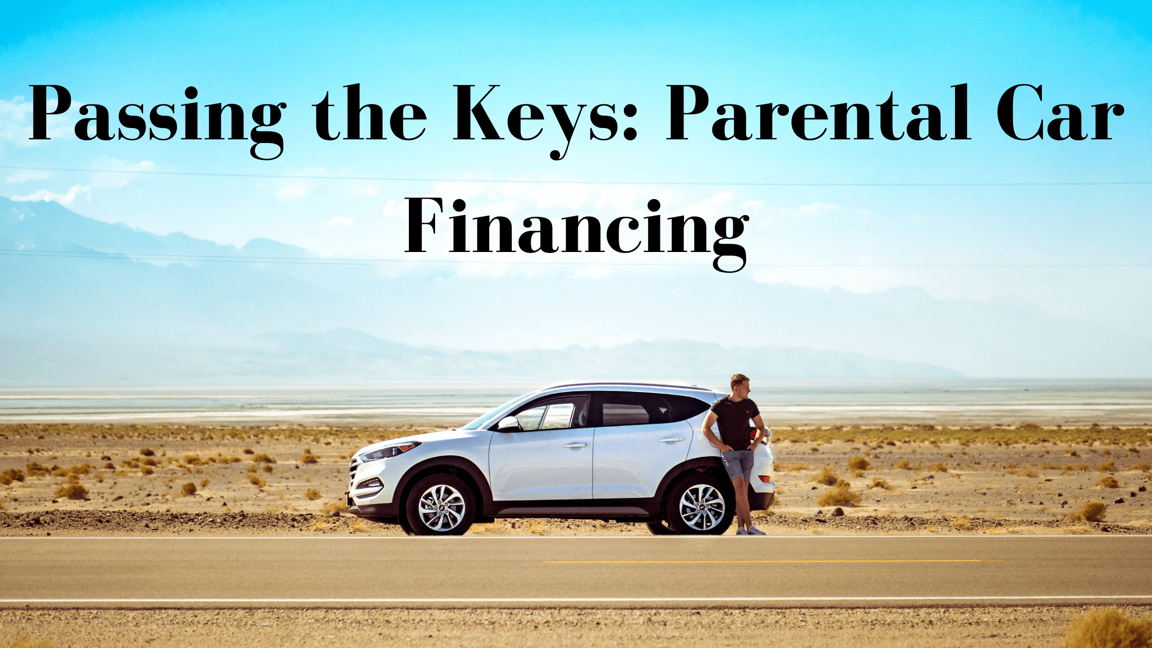 can a parent finance a car for their child