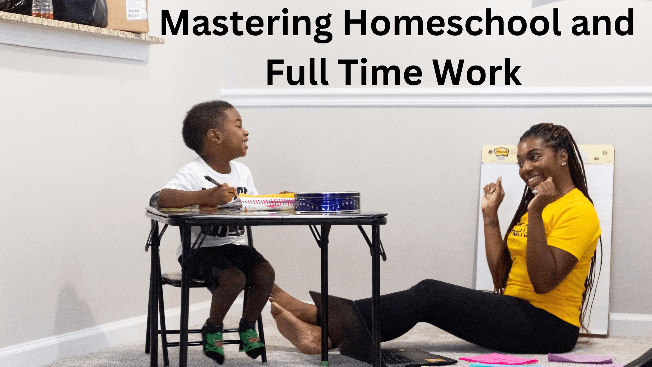 how to homeschool and work full time