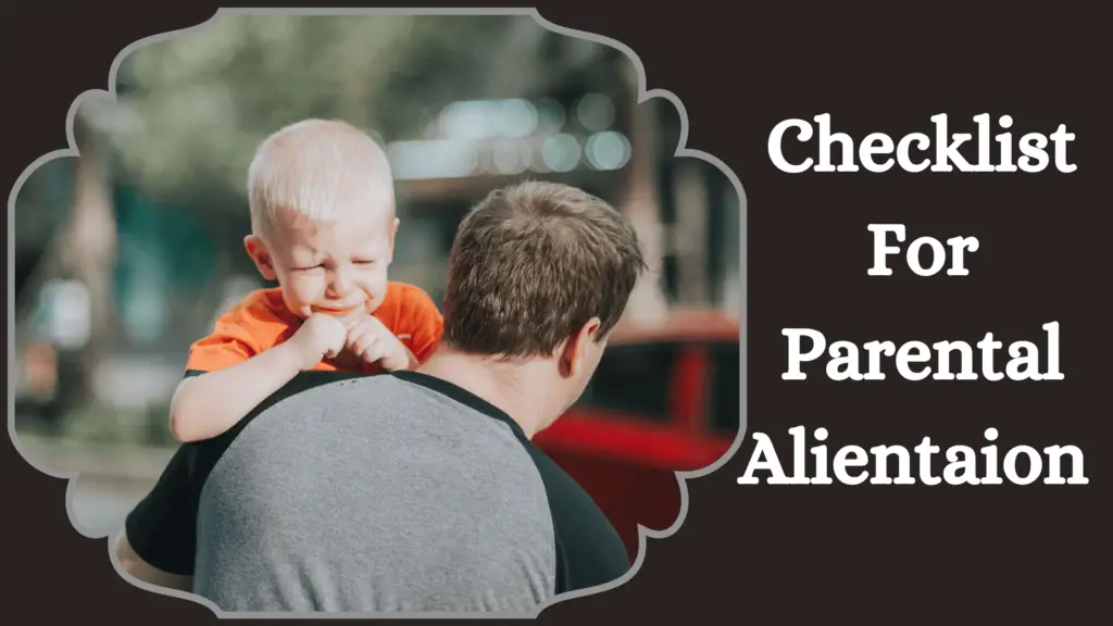 parental alienation checklist